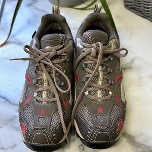 North Face hiking shoes.